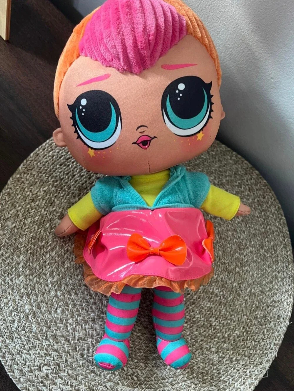 L.O.L. Surprise Huggable Neon Q.T. Large Plush Doll 16
